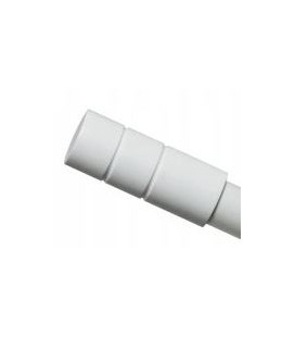 Koncovka Cylinder hladky biela Ø25 mm kus