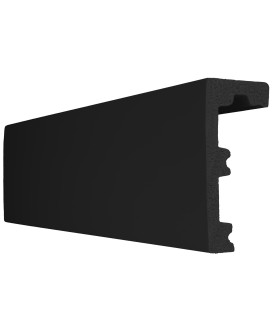 Garnižová stropní lišta Prestige 1B černá - vhodná pro LED podsvícení 200x10cm