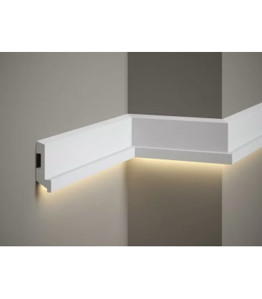 Dekorativní nástěnná lišta MD024 200 x 8 x 2.7 cm Mardom - vhodná pre LED podsvietenie