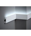Dekorativní nástěnná lišta QL019 200 x 8 x 2.5 cm Mardom - vhodná pre LED podsvietenie
