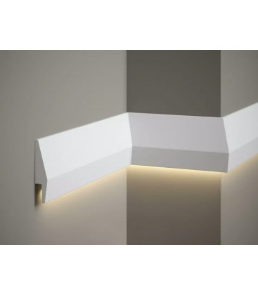 Dekorativní nástěnná lišta MD016 200 x 10 x 2.3 cm Mardom - vhodná pre LED podsvietenie