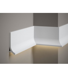 Dekorativní nástěnná lišta QS011 200 x 13.5 x 4 cm Mardom - vhodná pre LED podsvietenie