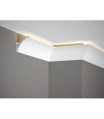 Dekorativní lišta na strop MD380 200 x 6.7 x 6.7 cm Mardom - vhodná pre LED podsvietenie