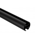 Profilová hliníková garnýž stropní jednoduchá Elegant černá Techno