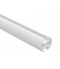Profilová hliníková garnýž stropní jednoduchá Elegant bílá Todi Max
