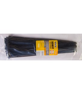 Páska stahovací MASTERTOOL na kabely, nylon 4,8*300 mm, černá 100 ks balení 20-1856