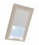 Roleta termoizolační na střešní okno VELUX v hliníkové kazetě Světle šedá
