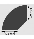 Dokončovací lišta DMS WT12A 200 x 1,25 x 1,25 cm