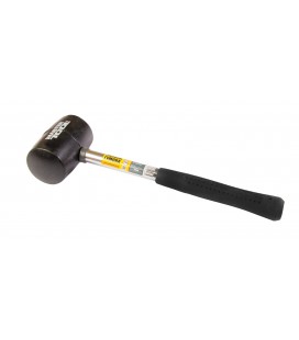 Kladivo pryžové MASTERTOOL 55 mm 340 g kovová rukojeť černá 02-1301