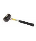 Kladivo pryžové MASTERTOOL 55 mm 340 g kovová rukojeť černá 02-1301