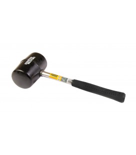 Kladivo pryžové MASTERTOOL 75 mm 680 g kovová rukojeť černá 02-1303