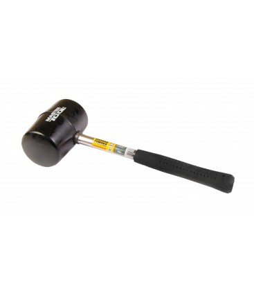 Kladivo pryžové MASTERTOOL 75 mm 680 g kovová rukojeť černá 02-1303