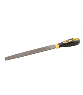 Pilník kovový MASTERTOOL 200 mm, plochý dvousložková rukojeť 06-0200