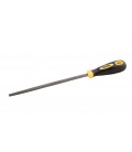 Pilník kovový MASTERTOOL 200 mm, kulatý dvousložková rukojeť 06-0203