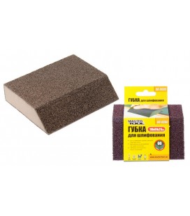Houbička brusná zkosená trapez MASTERTOOL TRAPÉZE P60 110*90*25 mm 08-0606