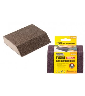Houbička brusná zkosená trapez MASTERTOOL TRAPÉZE P80 110*90*25 mm 08-0608