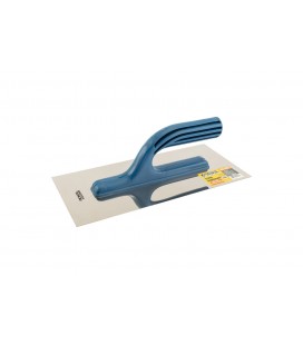 Hladítko nerezové MASTERTOOL hladké 125*270 mm plastová rukojeť 08-2027