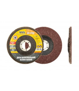 Kotouč brusný lamelový MASTERTOOL Т27 P80 125*22 mm 08-2208