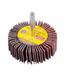 Válec lamelový brusný MASTERTOOL 60*20 mm P40 s hřídelí 6 mm 08-2264
