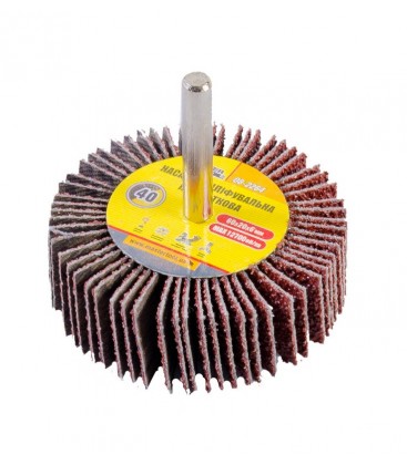 Válec lamelový brusný MASTERTOOL 60*20 mm P40 s hřídelí 6 mm 08-2264