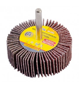 Válec lamelový brusný MASTERTOOL 60*20 mm P60 s hřídelí 6 mm 08-2266