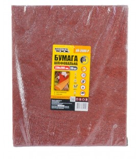 Papír brusný voděodolný MASTERTOOL 230*280 mm P 60 20 ks 08-2606-Р