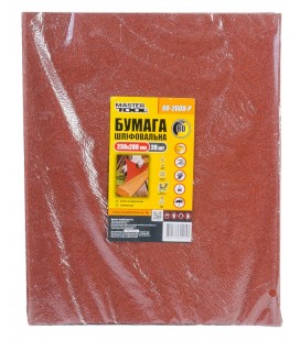 Papír brusný voděodolný MASTERTOOL 230*280 mm P80 20 ks 08-2608-Р
