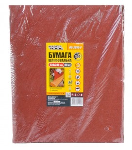 Papír brusný voděodolný MASTERTOOL 230*280 mm P100 20 ks 08-2610-Р