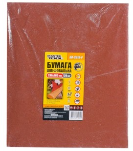 Papír brusný papír voděodolný MASTERTOOL 230*280 mm P180 20 ks 08-2618-Р