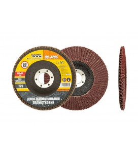 Kotouč brusný lamelový MASTERTOOL Т29 P60 125*22 mm 08-3206