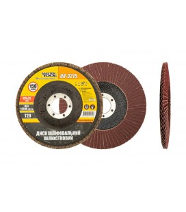 Kotouč brusný lamelový MASTERTOOL Т29 P150 125*22 mm 08-3215