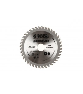 Kotouč pilový na řezání dřeva MASTERTOOL zuby z karbidu wolframu 125*22, 2*40Т 08-7124