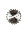 Kotouč pilový na řezání dřeva MASTERTOOL zuby z karbidu wolframu 185*20*20Т, adaptér 20-16 08-7192