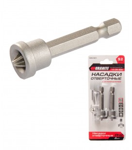 Bity šroubovací na sádrokarton GRANITE PH2 50 mm 1/4" S2 2 ks 10-05-500