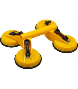 Přísavka na sklo s rukojetí MASTERTOOL 4*1 Ø125 mm 180 kg 14-0904