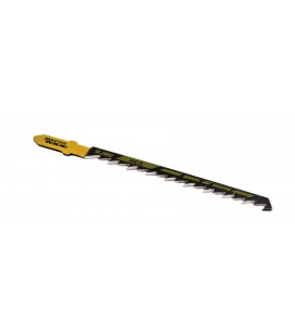 Plátky do přímočaré pily HCS MASTERTOOL T244D na dřevo/ plast rychle tvarovaný střih 6TPI/100 mm 5 ks 14-2802