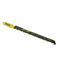 Plátky do přímočaré pily HCS MASTERTOOL T144D na dřevo/ plast rychle rovné střih 6TPI/100 mm 5 ks 14-2803