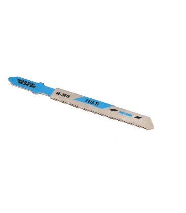 Plátky do přímočaré pily HCS MASTERTOOL T118A pro kov čisté rovné střih 21TPI/77 mm 5 ks 14-2811