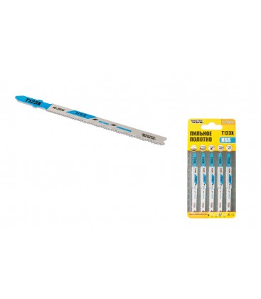 Plátky do přímočaré pily HCS MASTERTOOL PROGRESSOR pro kov čisté rovné střih 10-21TPI/100 mm T123X 5 ks 14-2814