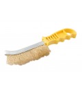 Kartáč drátěný MASTERTOOL s plastovou rukojetí 14-5524