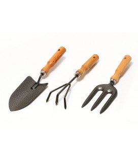 Sada zahradního nářadí MASTERTOOL Garden WOOD 3 kusy 14-6099