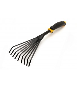 Hrabličky zahradní MASTERTOOL vějířové 9 zubů 420*145 mm s dvousložkovou násadou 14-6175