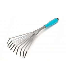 Hrabličky zahradní vějířové MASTERTOOL 9 zubů 400*135 mm s plastovou násadou 14-6184