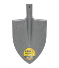 Lopata špičatá MASTERTOOL 220*300*390 mm kladivový lak bez násady 14-6247