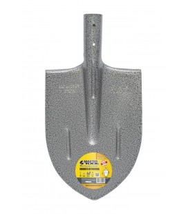 Lopata špičatá MASTERTOOL 210*290*405 mm kladivový lak bez násady 14-6248