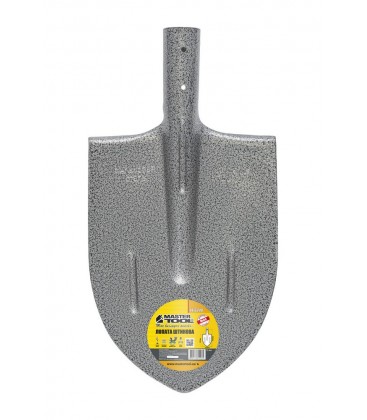 Lopata špičatá MASTERTOOL 210*290*405 mm kladivový lak bez násady 14-6248