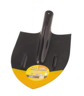 Lopata špičatá MASTERTOOL 210*290*405 mm černá/žlutá bez násady 14-6255