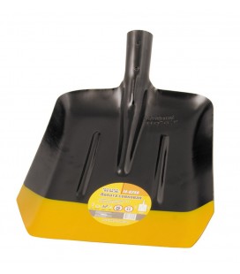 Lopata stájová MASTERTOOL 235*285*360 mm černá/žlutá bez násady 14-6256
