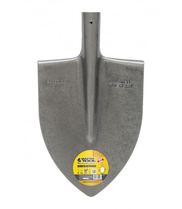 Lopata špičatá MASTERTOOL 220*300*390 mm lak bez násady 14-6264