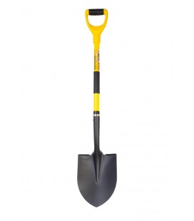Lopata špičatá MASTERTOOL 230*300*1100 mm černá se sklolaminátovou násadou 14-6277